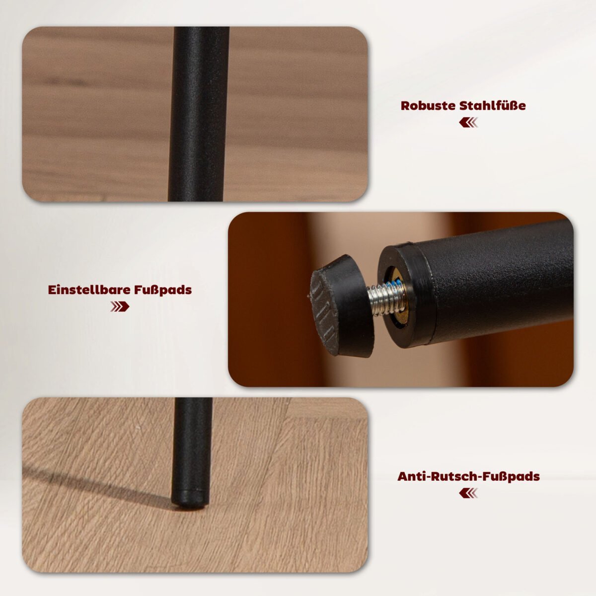 Valgomojo kėdė su kordiniu apmušalu ir išformuota sėdyne – Paveikslėlis 6