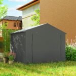 Vandeniui atspari garažo palapinė 2,5x1,8 m su užvyniojamomis durimis – Paveikslėlis 8