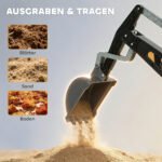 Važiuojamas ekskavatorius su besisukančiu korpusu ir reguliuojama nugaros atrama vaikams – Paveikslėlis 5