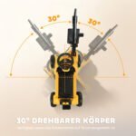 Važiuojamas ekskavatorius su besisukančiu korpusu ir reguliuojama nugaros atrama vaikams – Paveikslėlis 6