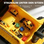 Važiuojamas ekskavatorius su besisukančiu korpusu ir reguliuojama nugaros atrama vaikams – Paveikslėlis 7