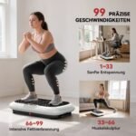Vibracijos plokštė su 99 intensyvumo lygiais ir 2 pasipriešinimo juostomis