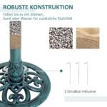 Vintažinio stiliaus, orams atspari paukščių vonelė – Paveikslėlis 6