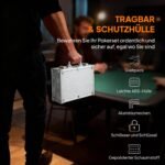 Visas pokerio rinkinys su nešiojamu lagaminu
