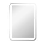 Vonios veidrodis su jutikliniu apšvietimu ir nerasojimo funkcija