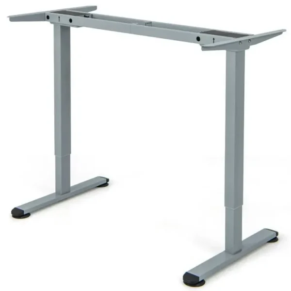 Elektrinis dviejų variklių reguliuojamas stalviršio rėmas (Pilka)