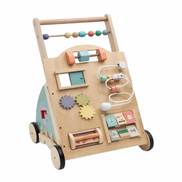 Medinis vaikščiojimo stumdukas su lavinamuoju centru (Natūrali)