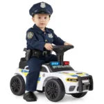 Policijos stumdukas vaikams su švytinčiomis šviesomis ir garso efektais (Balta)