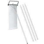 Reguliuojamas stogo sniego valytuvas su ratukais (Sidabrinė) – Paveikslėlis 6