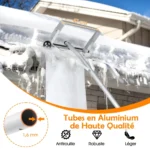 Reguliuojamas stogo sniego valytuvas su ratukais (Sidabrinė) – Paveikslėlis 5