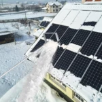 Reguliuojamas stogo sniego valytuvas su ratukais (Sidabrinė) – Paveikslėlis 4