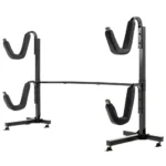 Reguliuojamo aukščio ir pločio laisvai pastatomas kajako stovas (Juoda)