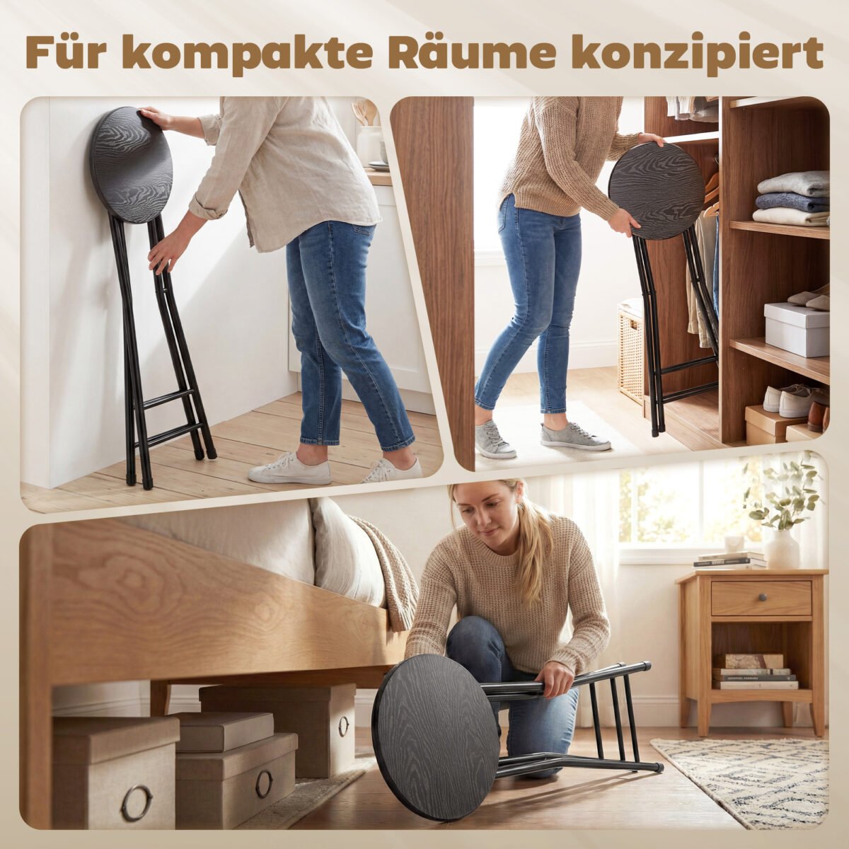 2 sulankstomos baro kėdės su dviguba kojų atrama – Paveikslėlis 4