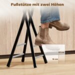 2 sulankstomos baro kėdės su dviguba kojų atrama – Paveikslėlis 7