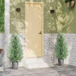 UV spinduliams atsparių dirbtinių kiparisų medelių rinkinys 2 vnt. 90 cm. – Paveikslėlis 6
