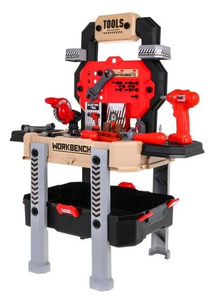Darbastalis vaikams su įrankiais ir priedais