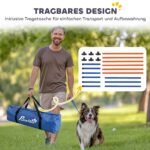 3 dalių šunų judrumo treniruočių rinkinys su transportavimo krepšiu – Paveikslėlis 6