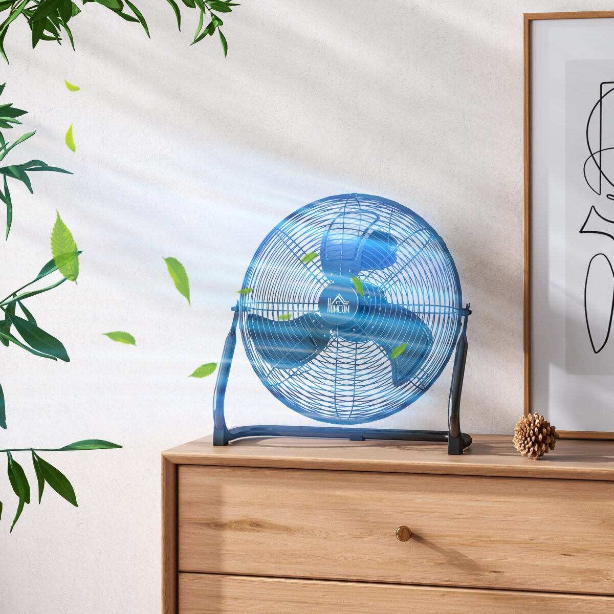 Galingas stalinis ventiliatorius su 3 greičiais ir reguliuojamu pasvirimu – Paveikslėlis 8