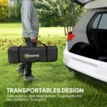 4 asmenų tunelinė palapinė su stogeliu ir atskirtomis erdvėmis – Paveikslėlis 8