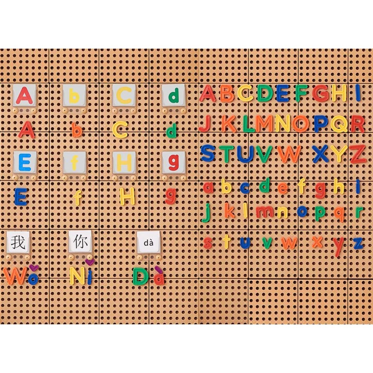 Abėcėlės raidžių rinkinys STEM panelėms, didžiosios ir mažosios, 122 dalys – Paveikslėlis 6