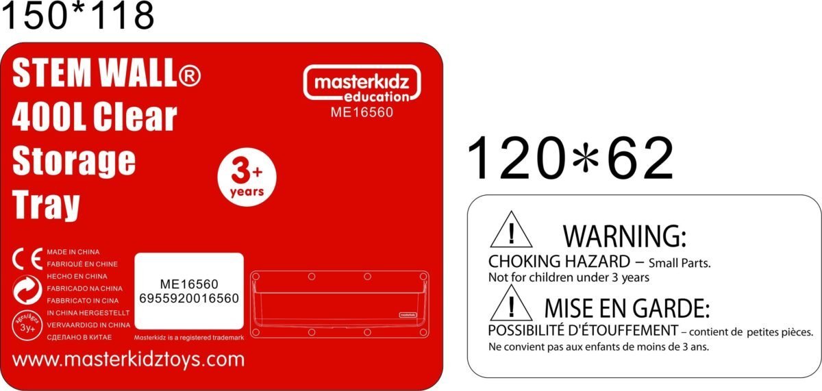 Akriliniai tvirtinami indeliai STEM lentai, 2 dalių rinkinys – Paveikslėlis 7