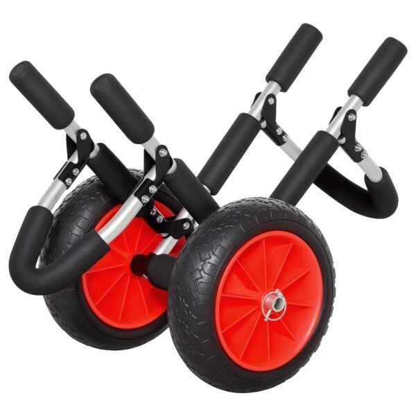 Aliumininis sulankstomas vežimėlis lentoms ir kajakams iki 45 kg