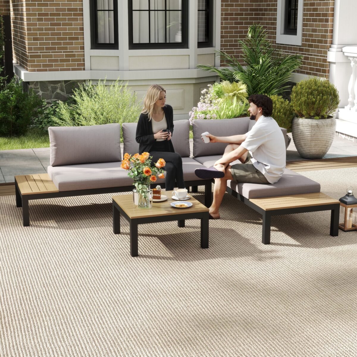 staliuku ir patogiomis pagalvėlėmis