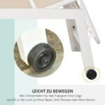 Aliuminio sodo gultas su 5 pakopų reguliuojamu atlošu – Paveikslėlis 5