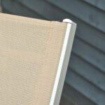 Aliuminio sodo gultas su 5 pakopų reguliuojamu atlošu – Paveikslėlis 8