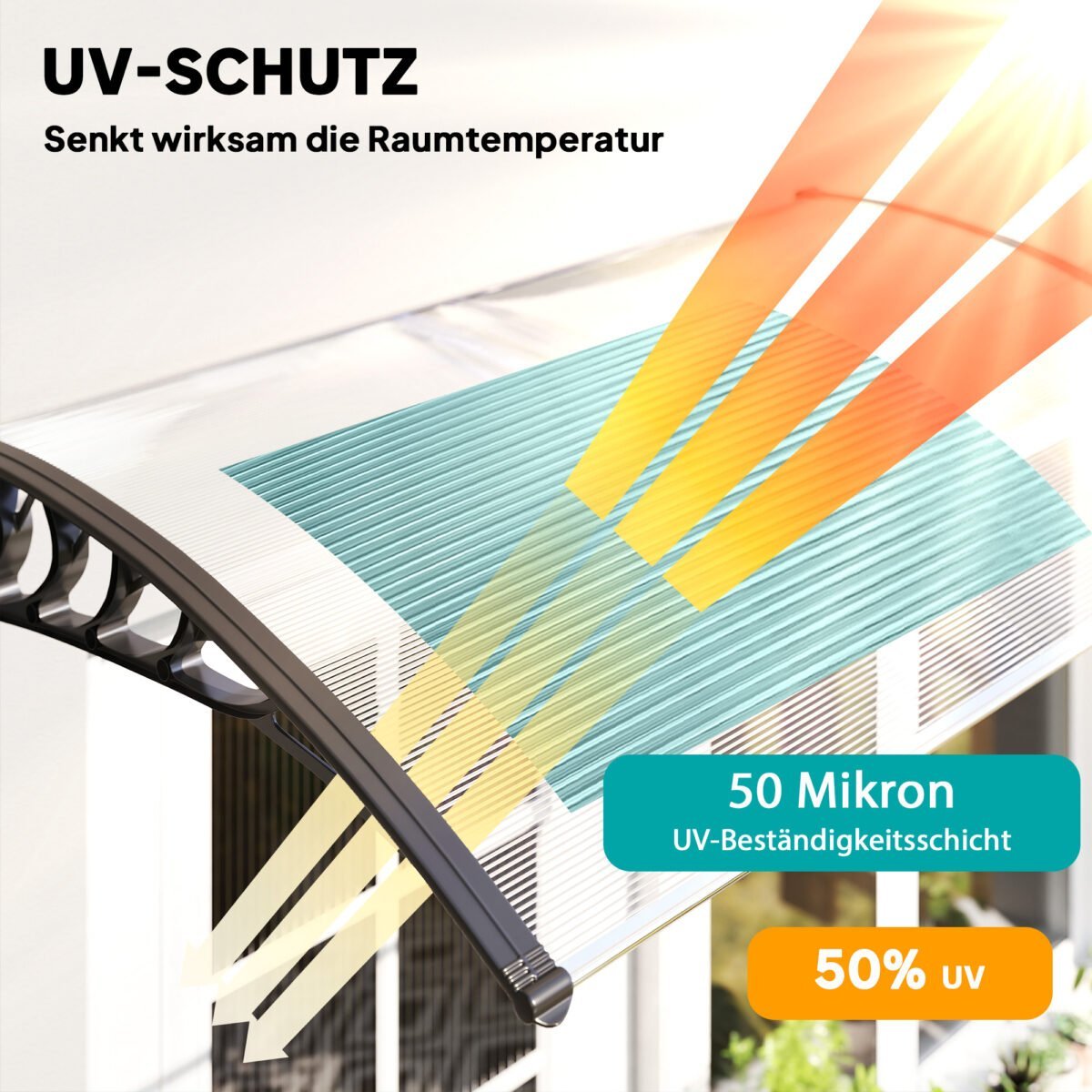 Stogelis su UV apsauga ir vandeniui atsparus – Paveikslėlis 4