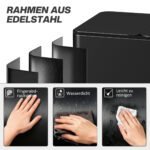 Atliekų rūšiavimo šiukšliadėžė su 3 x 15 L skyriais ir kvapų kontrolės sistema – Paveikslėlis 8