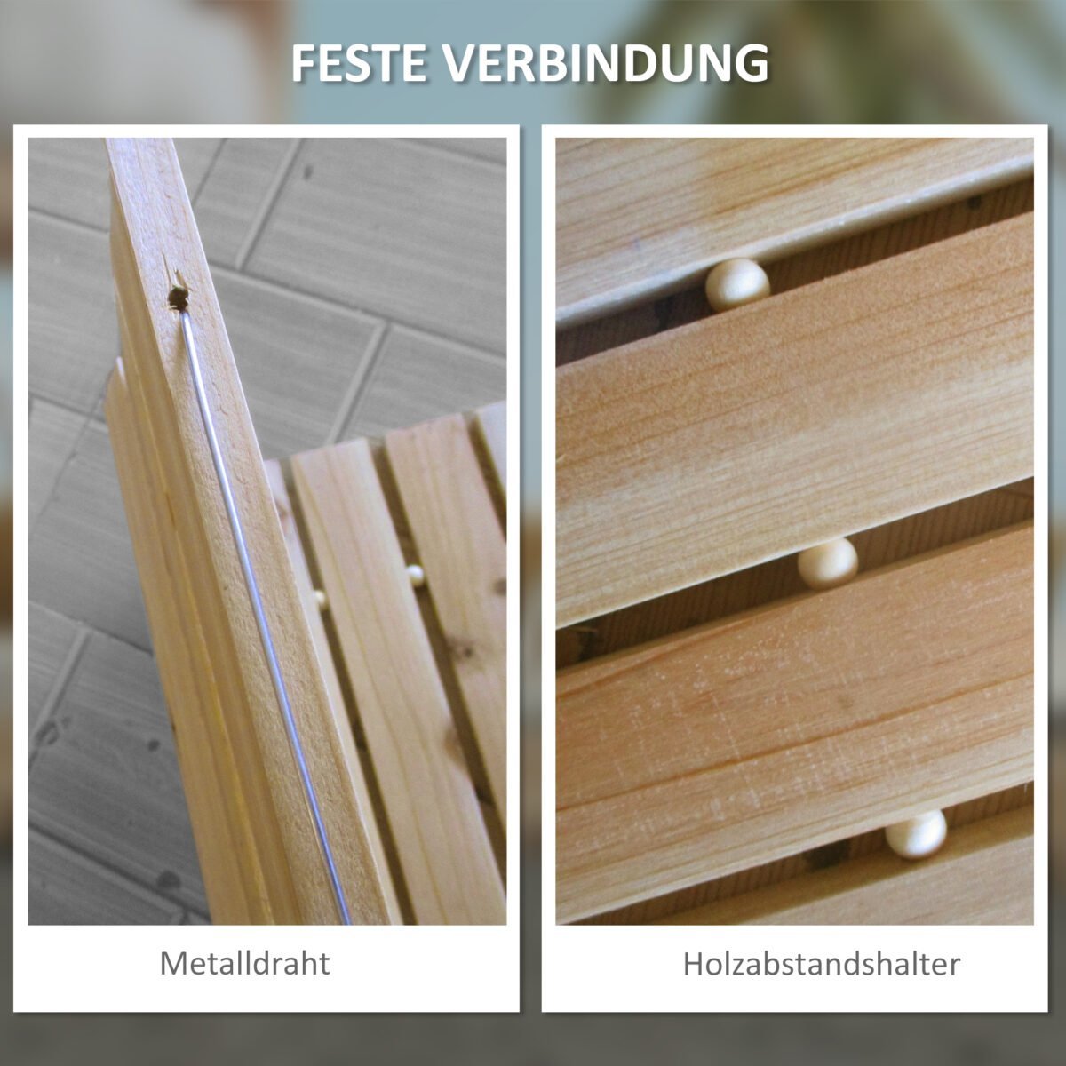 Atsparus orams susukamas medinis sodo takelis – Paveikslėlis 5