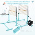 Reguliuojama gimnastikos lygiagretė vaikams (Turkio) – Paveikslėlis 3