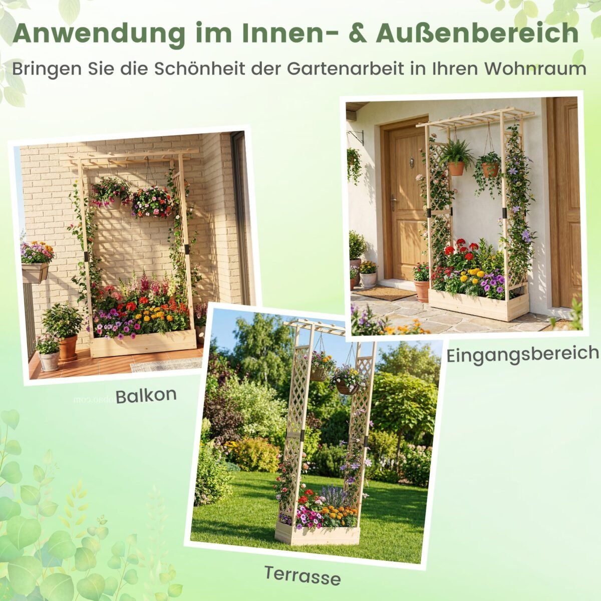 Aukšta lysvė su grotelėmis ir pakabinamu stogu (Natūrali) – Paveikslėlis 3