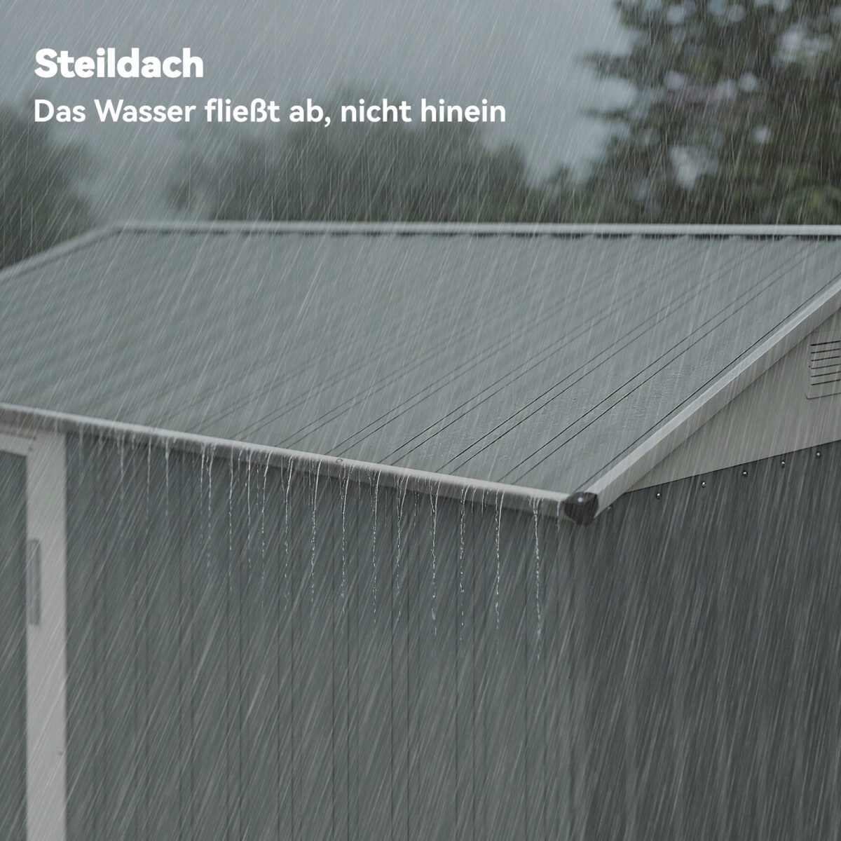 Aukštas rakinamas metalinis sandėliukas 3,5 m² – Paveikslėlis 7