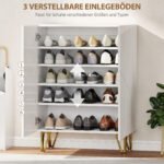 Batų spintelė su 2 durelėmis ir reguliuojamomis lentynomis – Paveikslėlis 4