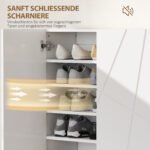 Batų spintelė su 2 durelėmis ir reguliuojamomis lentynomis – Paveikslėlis 5