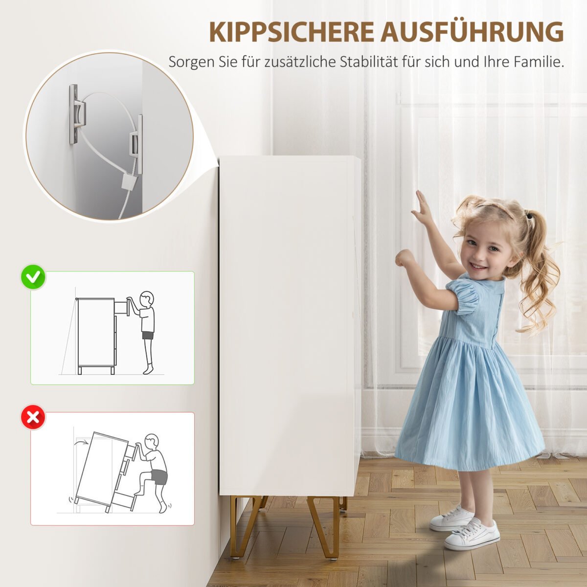 Batų spintelė su 2 durelėmis ir reguliuojamomis lentynomis – Paveikslėlis 8