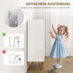 Batų spintelė su 2 durelėmis ir reguliuojamomis lentynomis – Paveikslėlis 8