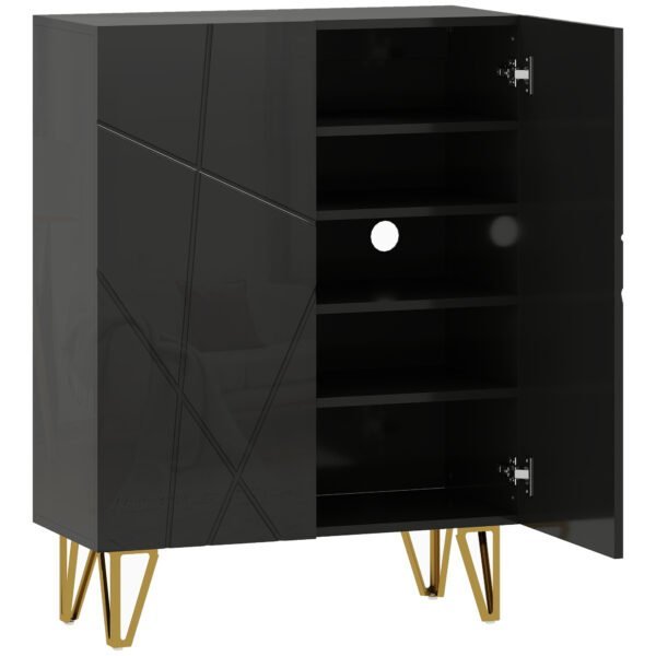 Batų spintelė su 2 durimis ir 3 reguliuojamomis lentynomis