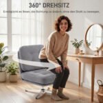 Besisukantis skaitymo krėslas su plačia sėdyne – Paveikslėlis 7