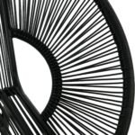 Boho stiliaus dvivietė ratano sodo sofa – Paveikslėlis 8