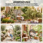 C formos reguliuojamo aukščio pakabinamo krėslo stovas – Paveikslėlis 6