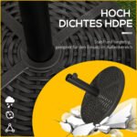 Cementu užpildytas skėčio stovas su 38 ir 48 mm adapteriais – Paveikslėlis 5