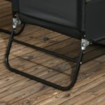 Dviejų dalių sulankstomi saulės gultai su reguliuojamu 5 padėčių atlošu – Paveikslėlis 8