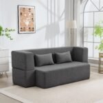 Dvivietė transformuojama sofa-lova su plačiais porankiais – Paveikslėlis 2