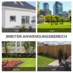 Dvivietis medinis sodo suoliukas atsparus oro sąlygoms ir UV spinduliams – Paveikslėlis 6