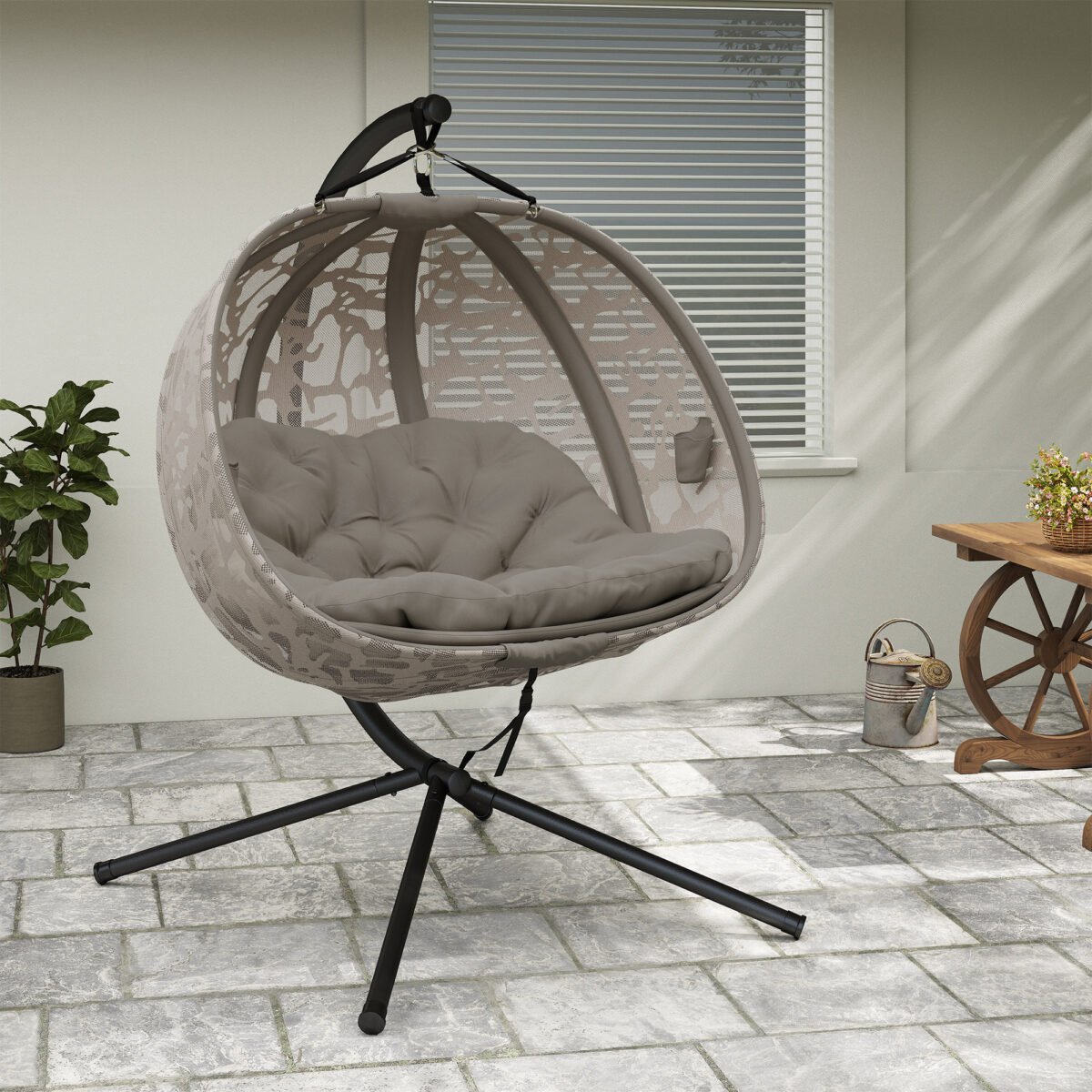 Dviem asmenims sulankstomas pakabinamas krėslas – Paveikslėlis 7