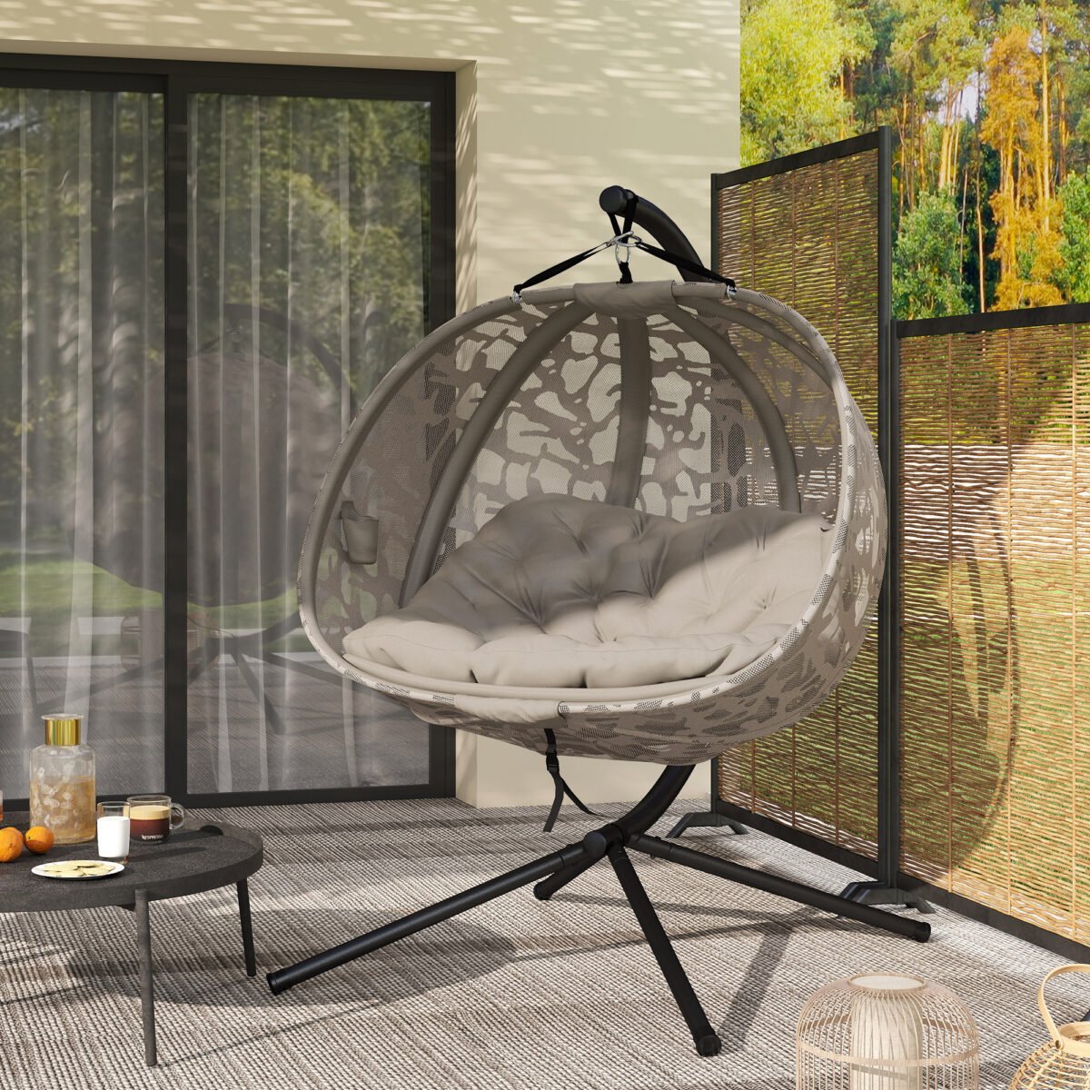 Dviem asmenims sulankstomas pakabinamas krėslas – Paveikslėlis 8