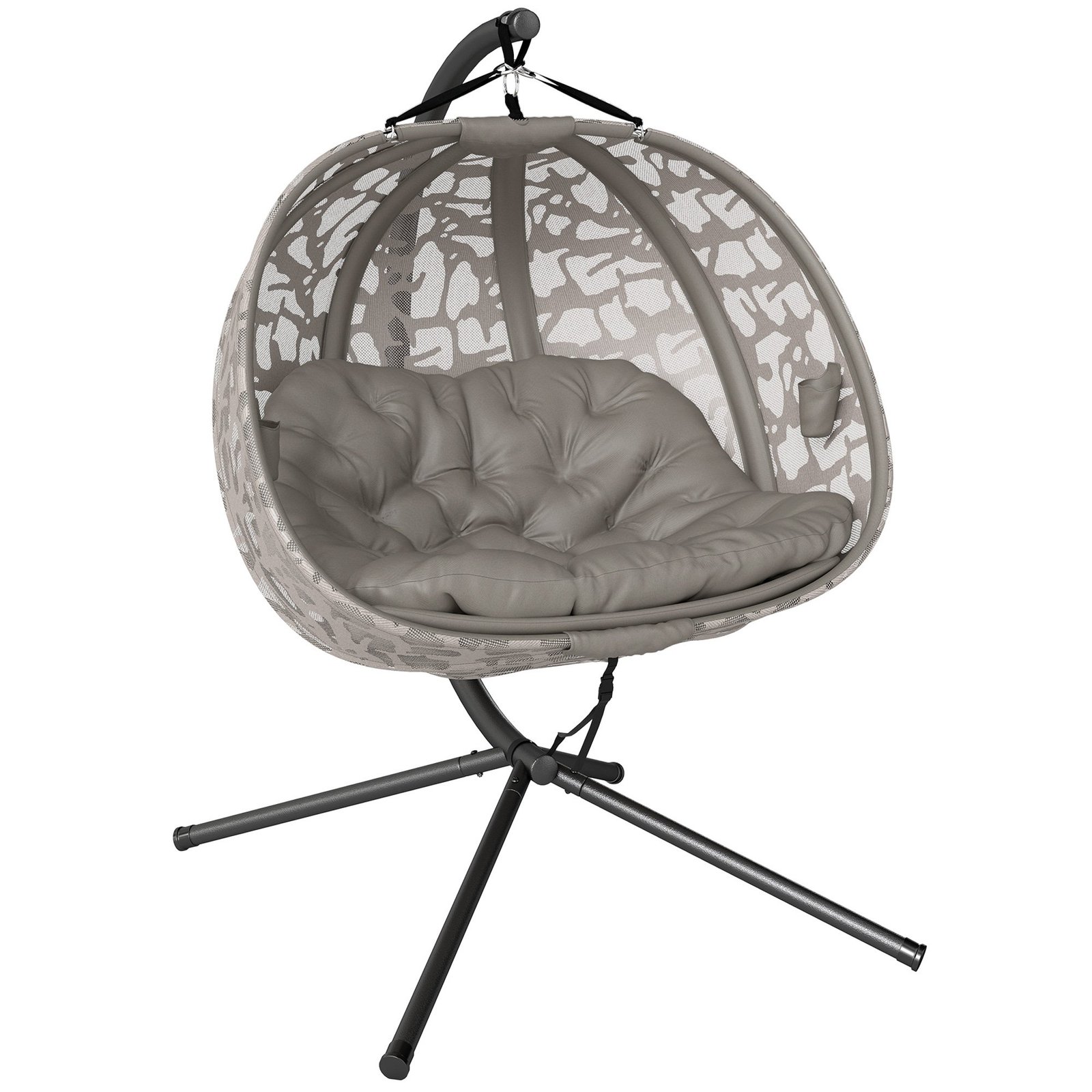 Dviem asmenims sulankstomas pakabinamas krėslas